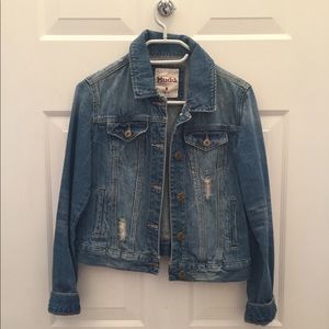 Distressed Denim Jacket